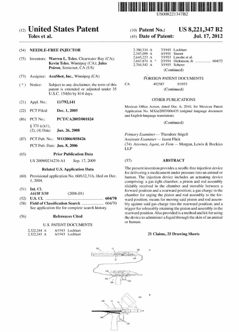 United States Patent