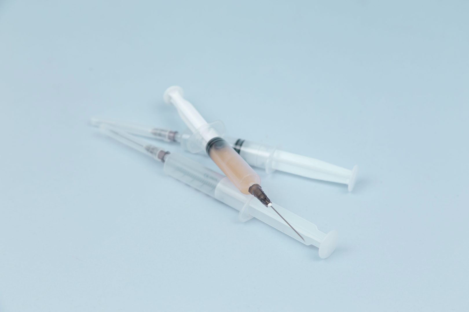 Syringes with different medicines